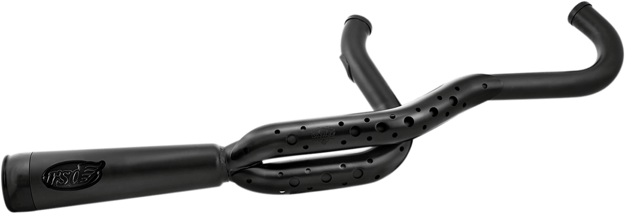 Rsd 2 Into 1 Track High Pipe In Black Ops - Harley Davidson Softail Roland Sands Design (1241x425), Png Download