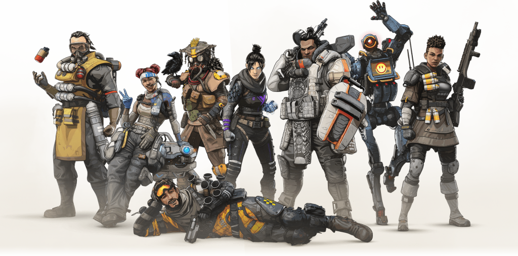 'apex Legends' First Thoughts - New Characters Apex (1024x507), Png Download