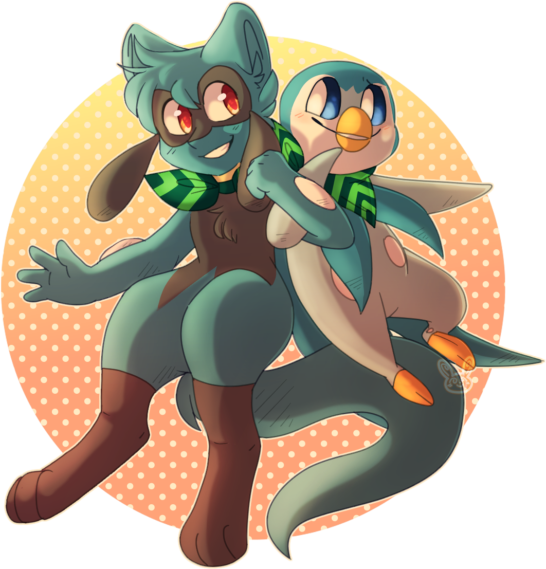 The Blue Buddies - Cartoon (1200x1200), Png Download