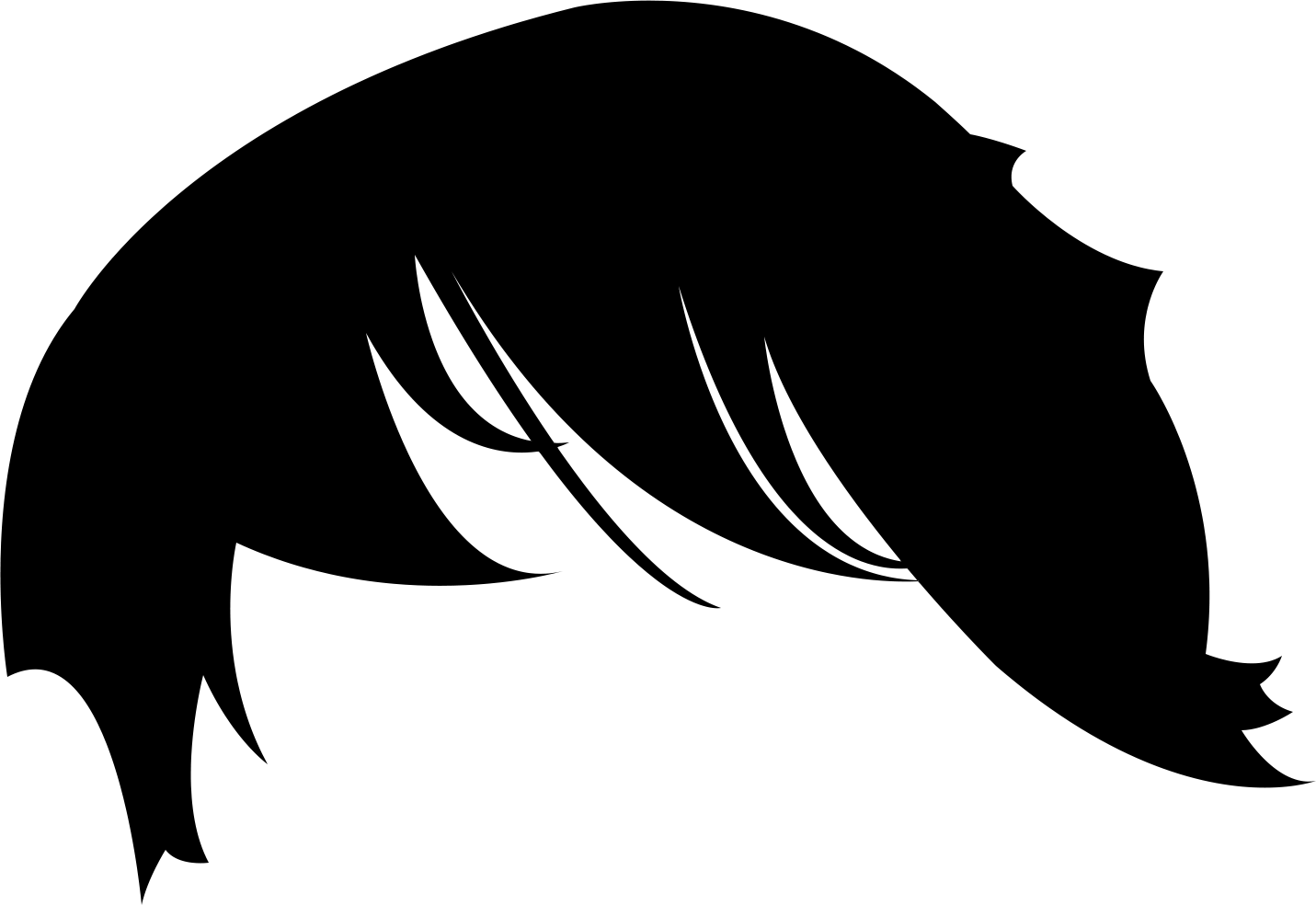 Mustache Png Transparent - Illustration (1431x984), Png Download