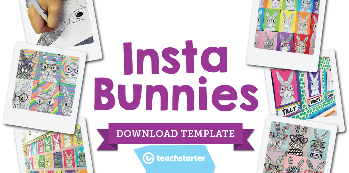Teaching Resource - Teach Starter Easter Bunny (1200x596), Png Download