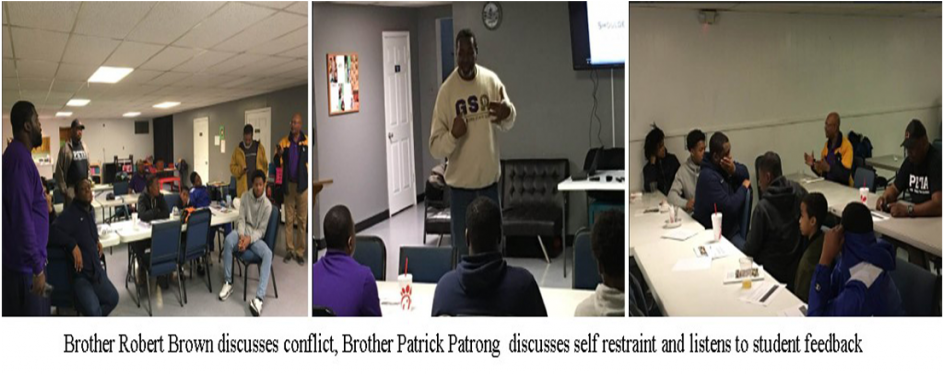 Upsilon Nu Youth Academy Conflict And Black History - Classroom (1024x536), Png Download