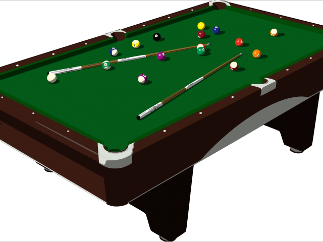 Billiards Cliparts - Blackball (pool) (640x480), Png Download