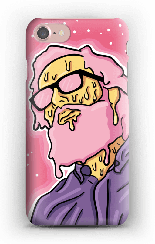 Pink Melting Guy Case Iphone - Iphone (511x800), Png Download