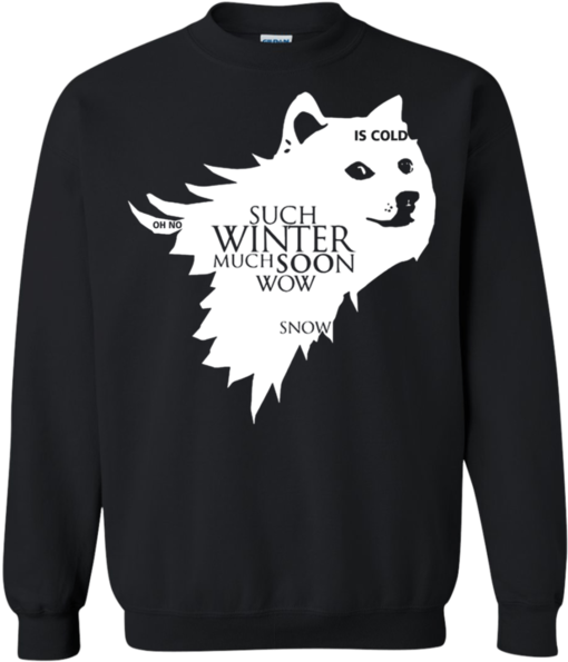 Doge Meme Game Of Thrones Ugly Christmas Sweaters Hoodies - Game Of Thrones Godzilla (600x600), Png Download