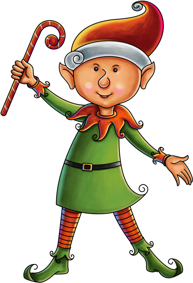 Become An Elf - Cartoon (1000x1000), Png Download