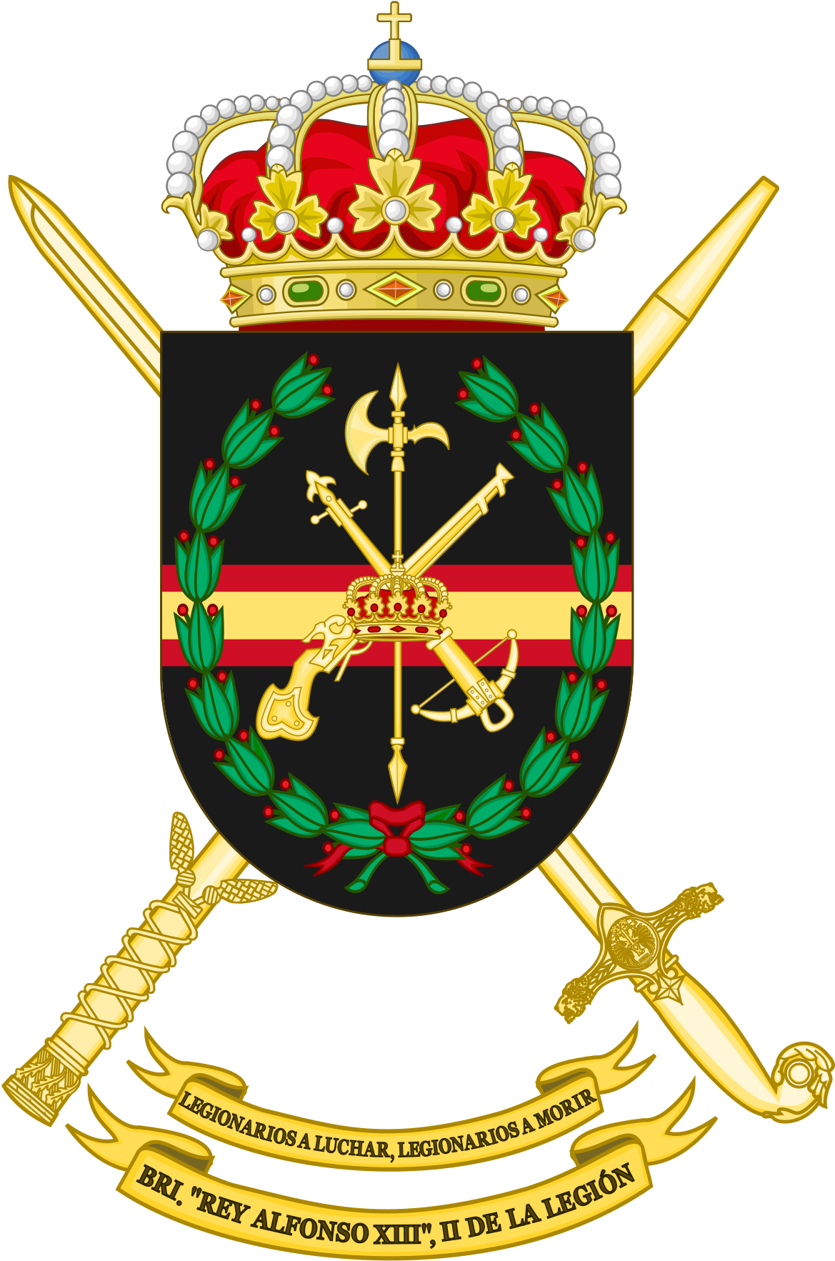 Brigada Rey Alfonso Xiii De La Legion (1200x1789), Png Download