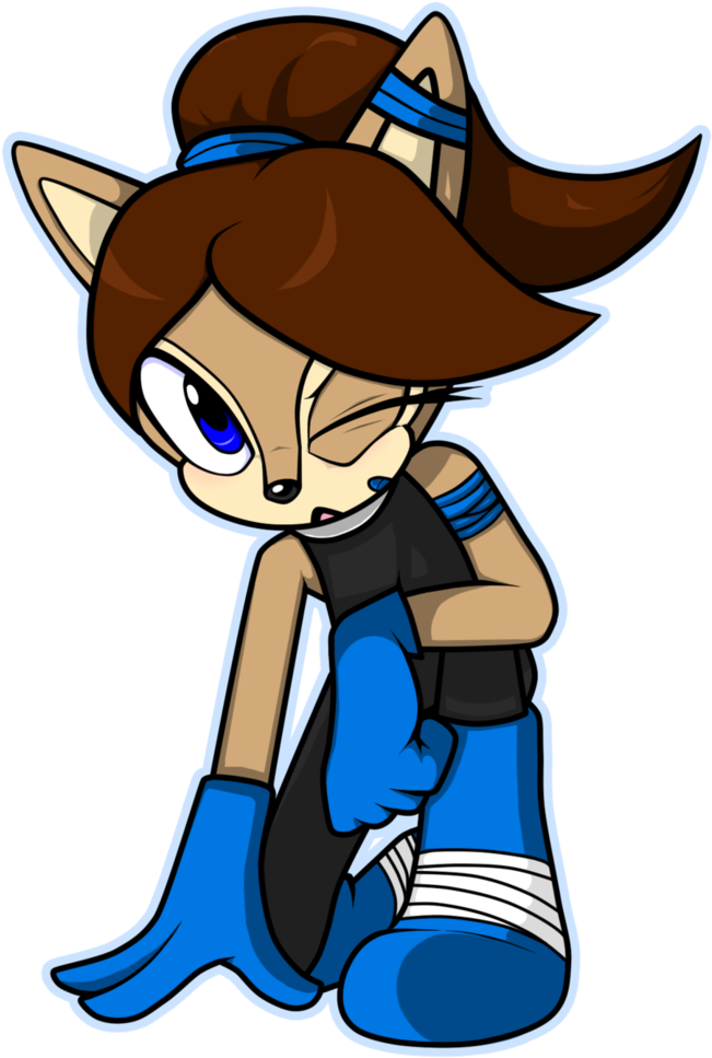 Sonic Boom Design - Sonic Boom Sally Acorn Design (651x967), Png Download