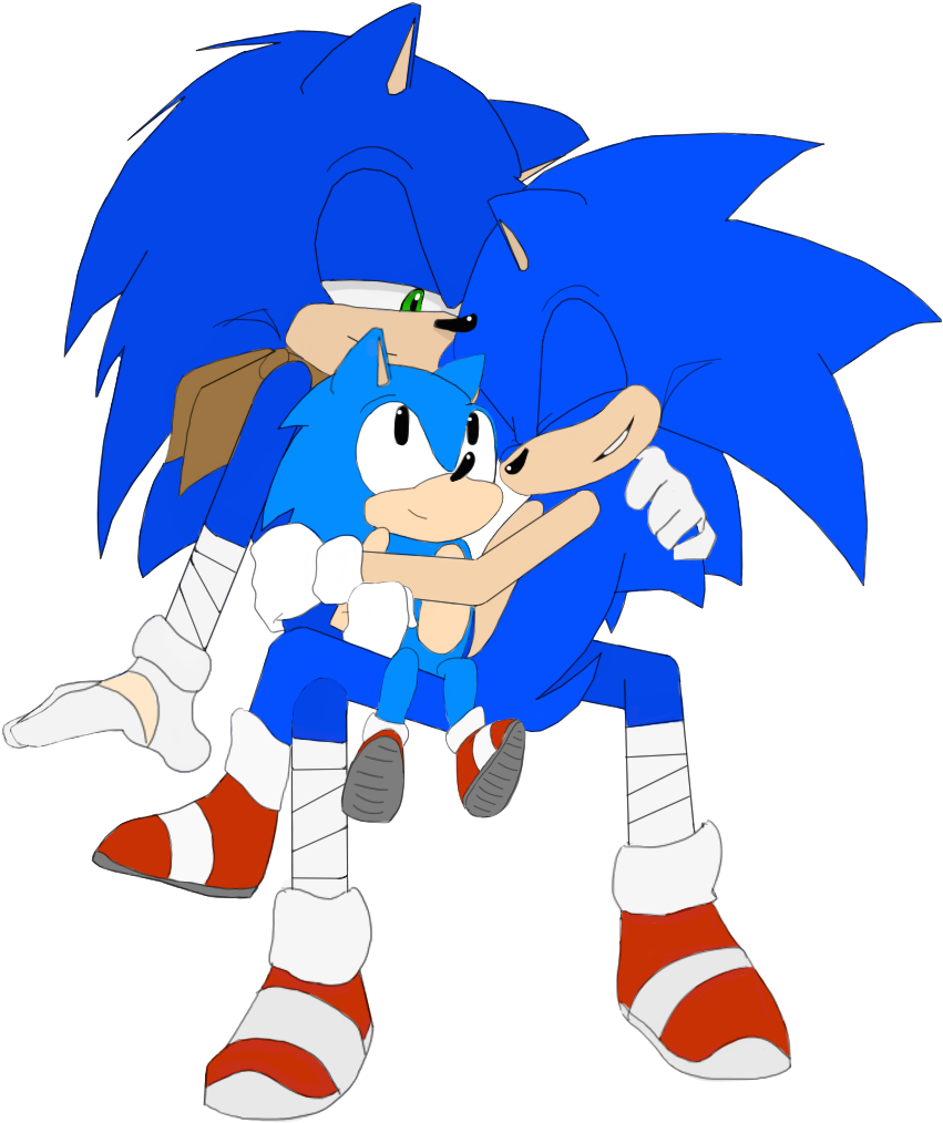 Sonic Boom By Toxicseoul - Sonic Crying (900x1100), Png Download