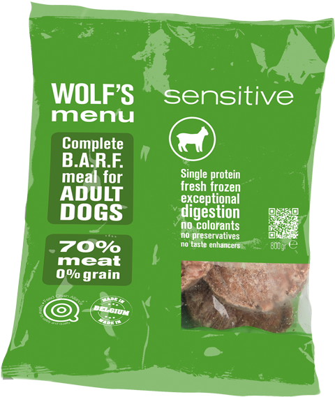 Wolf's Menu Sensitive, Fresh Frozen, Food, Pet Food, - Rat (600x800), Png Download