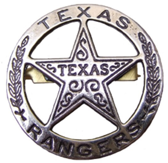 Etoile Texas Ranger - Texas Ranger Badge Png (567x559), Png Download