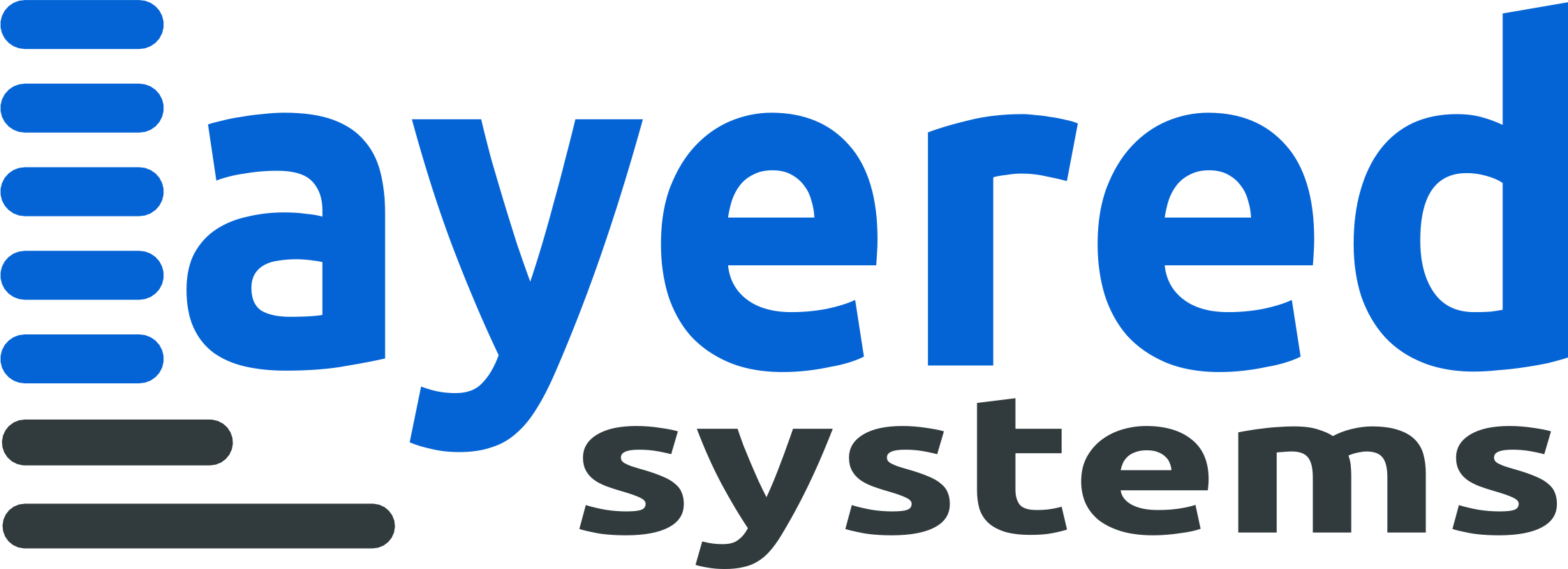 Layered Systems Logo Layered Systems Logo - Poster (2246x815), Png Download