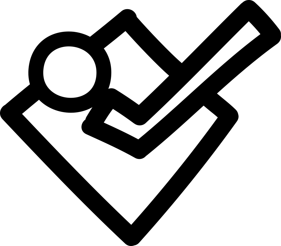 Foursquare Hand Drawn Logo Outline Comments (980x856), Png Download