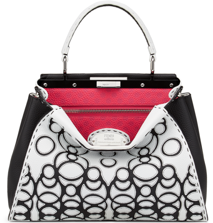 Fendi Peekaboo Takahashi Hiroko - 50 Years Bag (800x713), Png Download