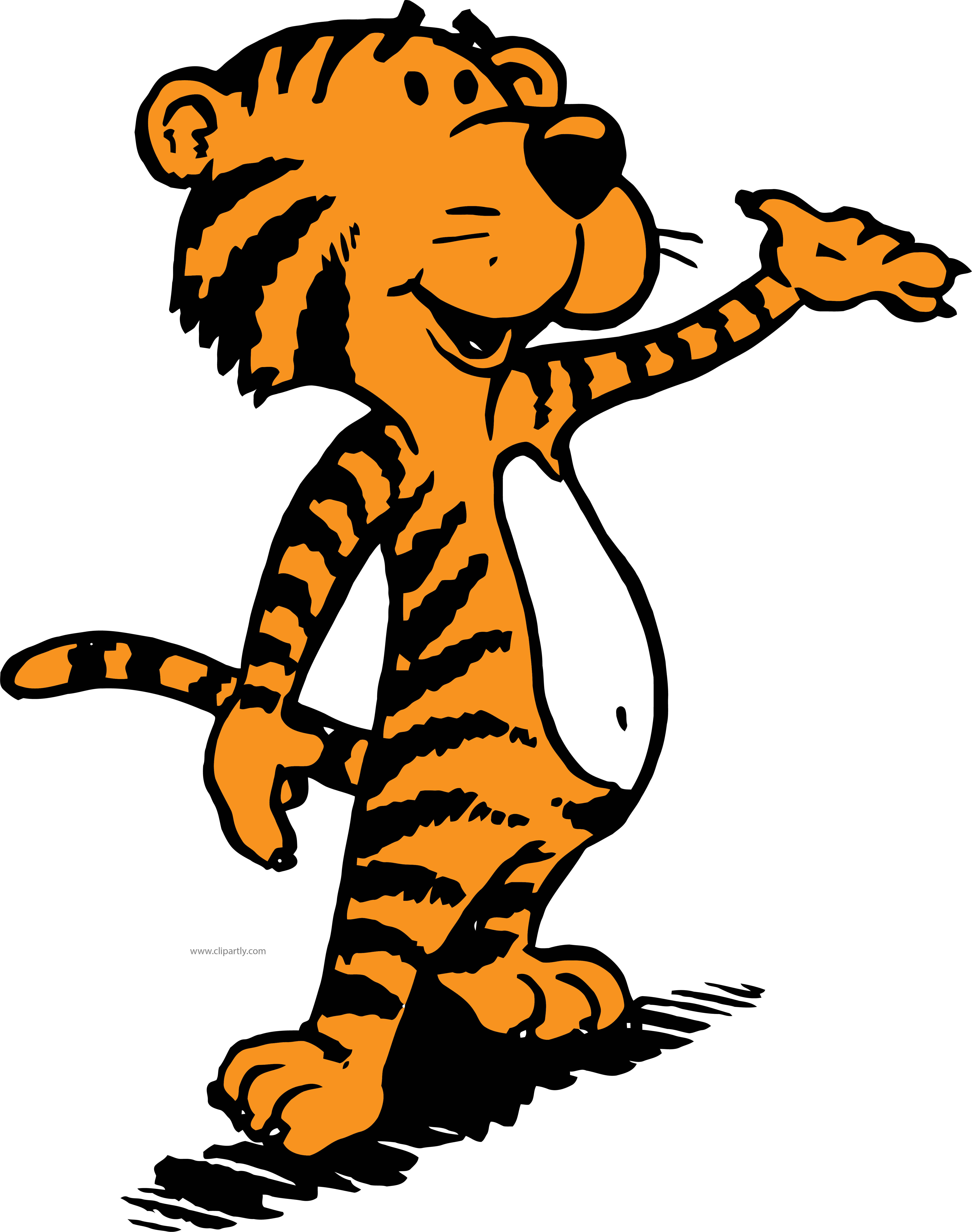 Chinese Tigger Clipart Clip Art Png Download Picture - Tiger Mascot Cartoon (4955x6283), Png Download