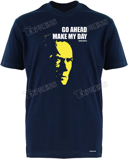 Go Ahead Make My Day - Active Shirt (480x640), Png Download