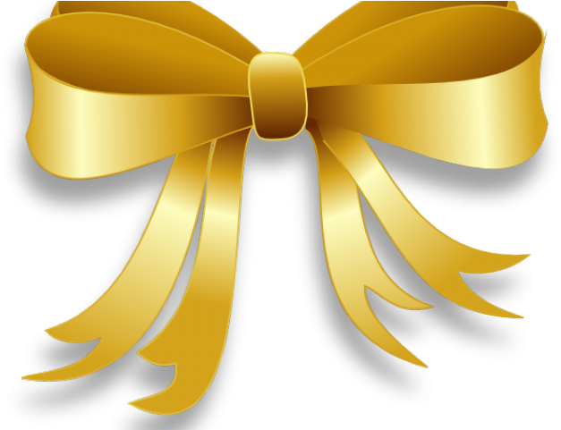 Original - Gold Christmas Clip Art (640x480), Png Download