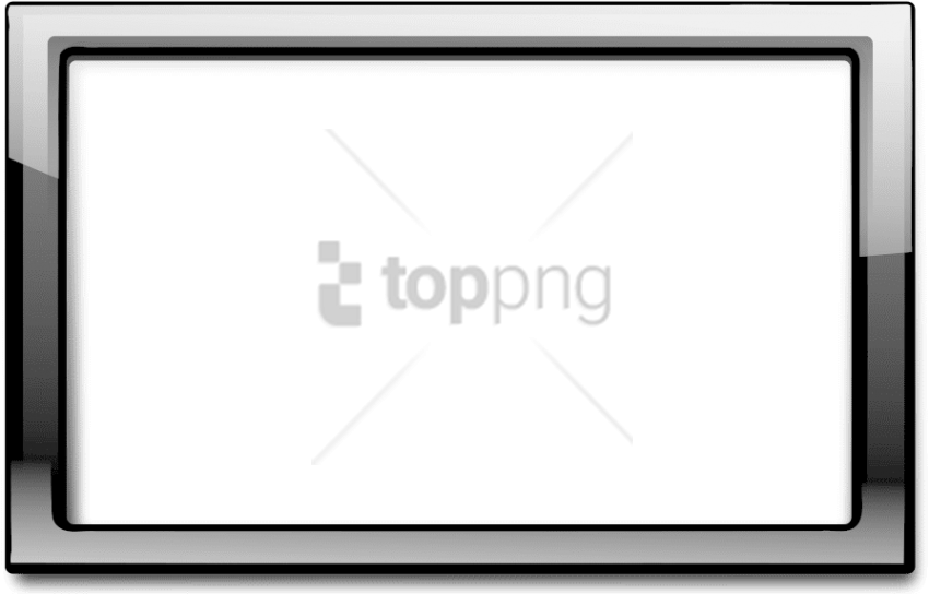 Free Png Black Frame Png Image With Transparent Background - Display Device (850x544), Png Download