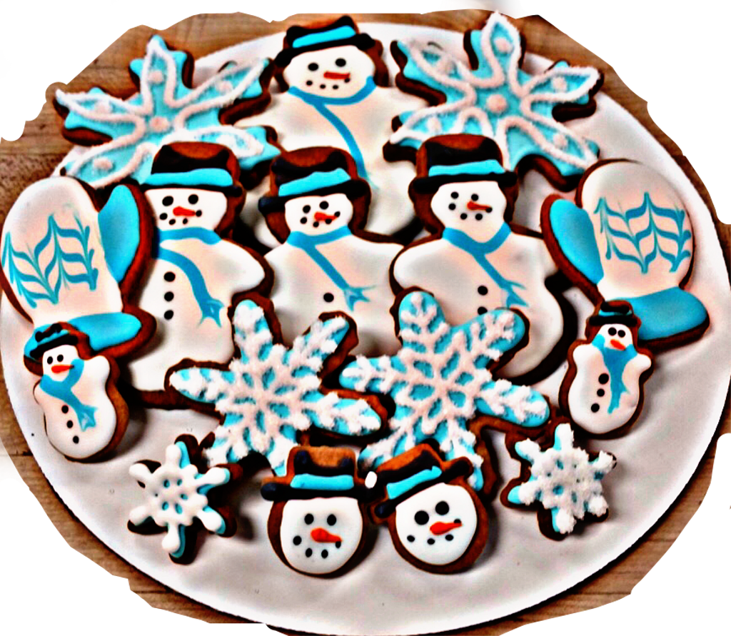 Plate Sticker - Royal Icing (1024x891), Png Download