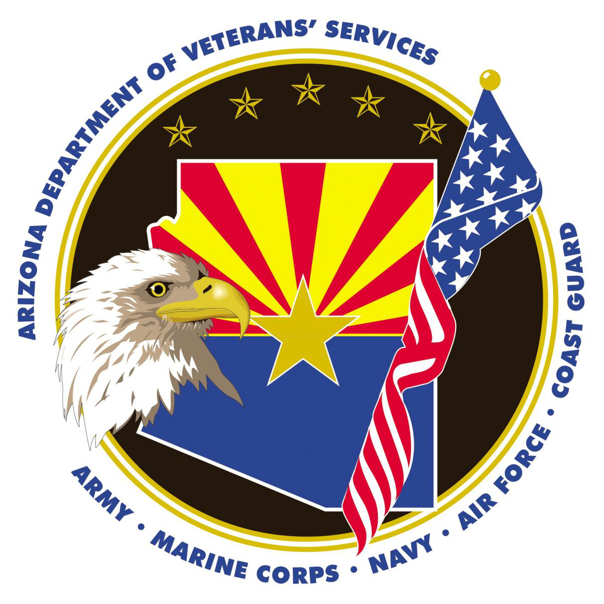 Advs Logo Large Transparent Png - Department Of Veteran Services Az (1200x1200), Png Download