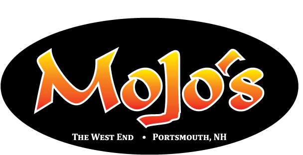 Mojos Logo White Text - Portsmouth (627x326), Png Download