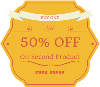 Buy One And Get A 50% Discount On The Second Product - Sugestões De Palavras E Expressões Para Uso (350x350), Png Download
