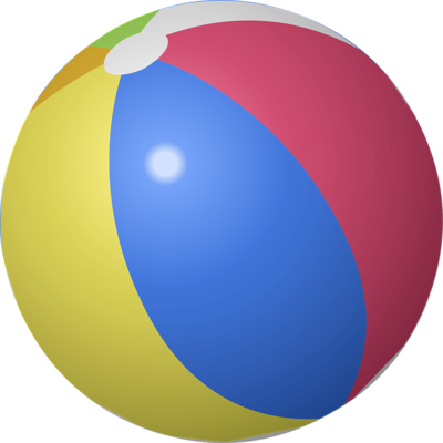 Energy Ball Transparent - Beach Ball Clipart Png (400x400), Png Download