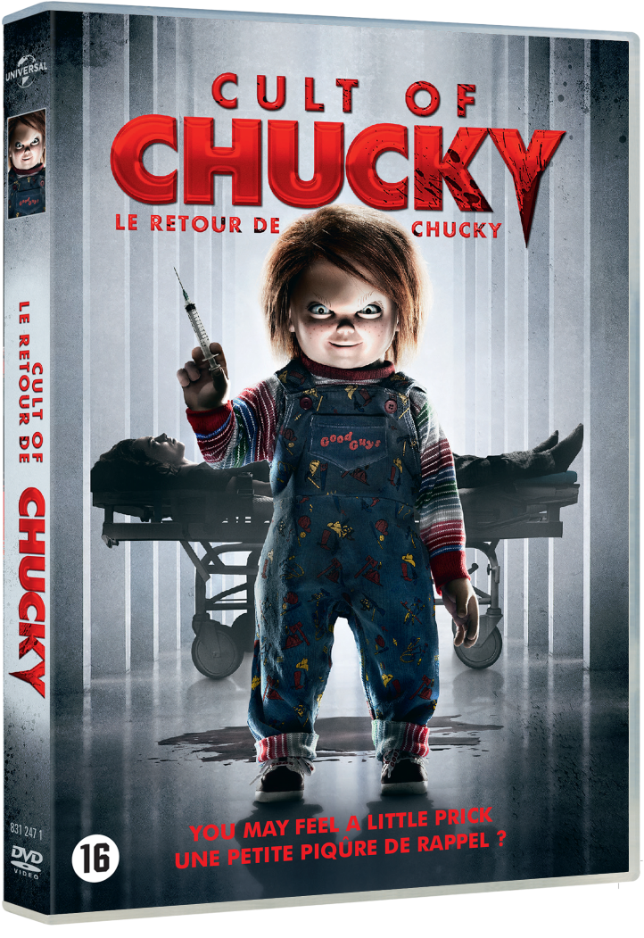 Cult Of Chucky Dvd 3d - Chucky 7: Cult Of Chucky (dvd) (794x1080), Png Download