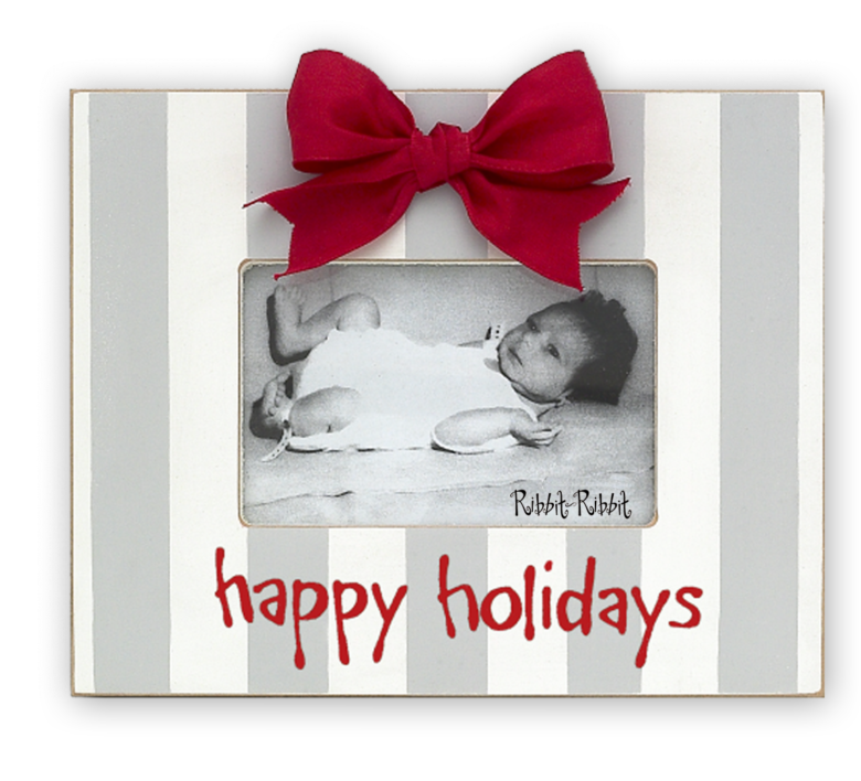 Happy Holidays Snow - Child Is Born Cream Picture Frame (1024x1024), Png Download