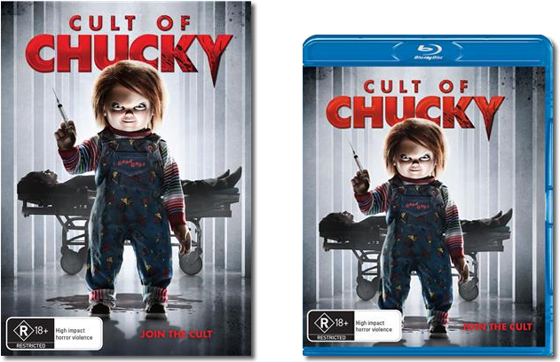 Check Out Exclusive Video Of The Cult Of Chucky Discussion - Cult Of Chucky Blu Ray (700x410), Png Download