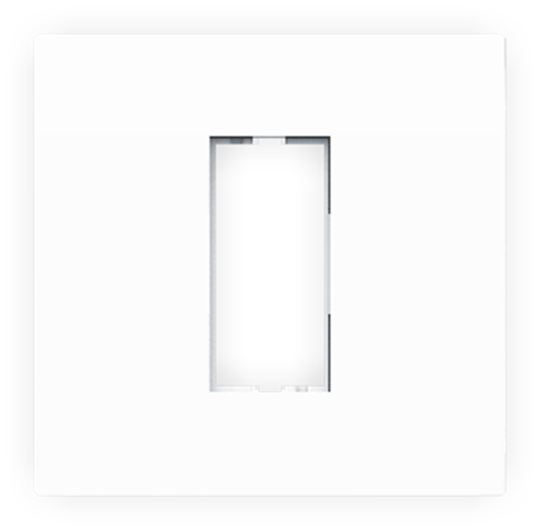 Snow White Modular Plates With Base Frame 1 Module - Parallel (842x595), Png Download