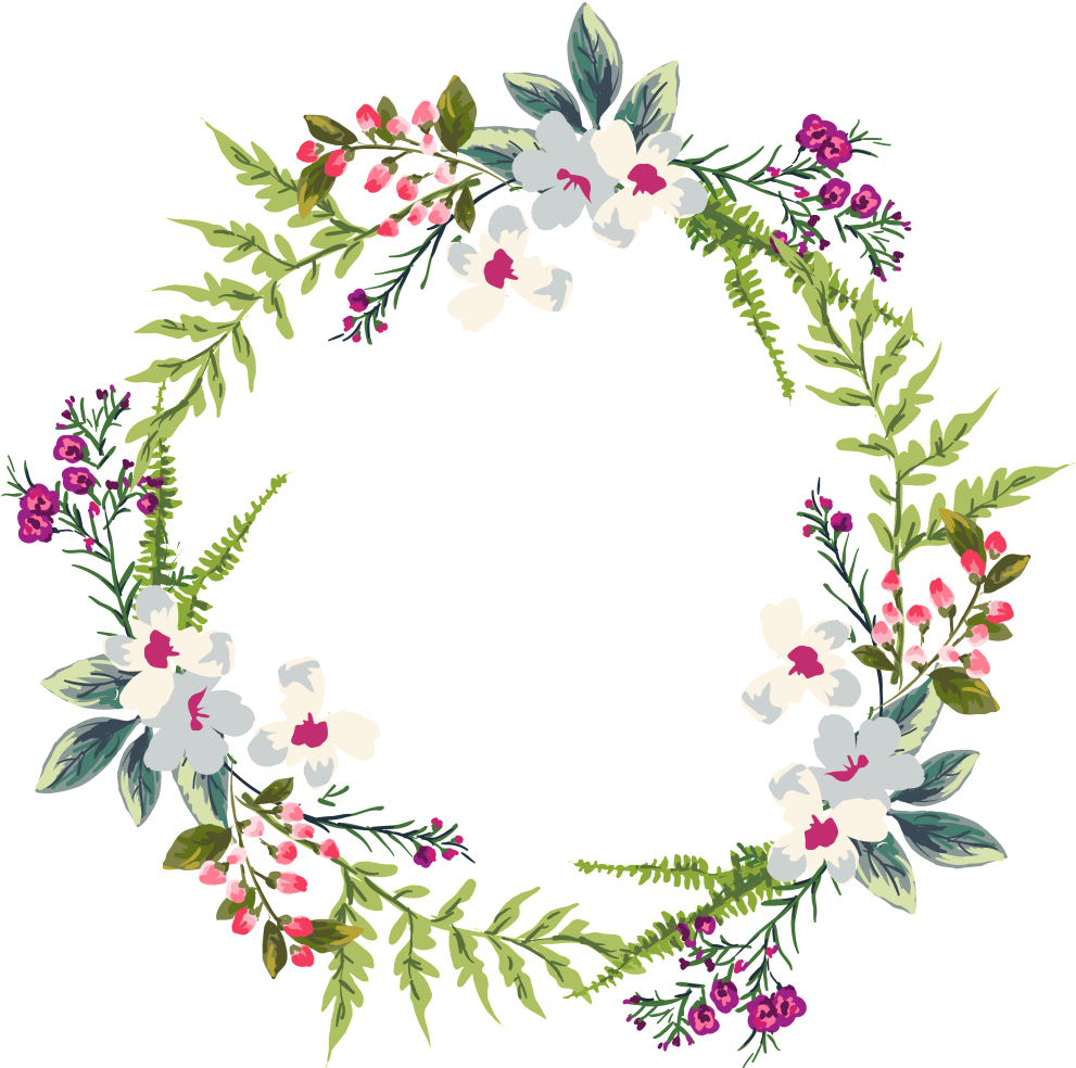 Elegant Transparent Watercolor Garland Free Download - Floral Quote I Have Faith Motivational Inspirational (1024x995), Png Download