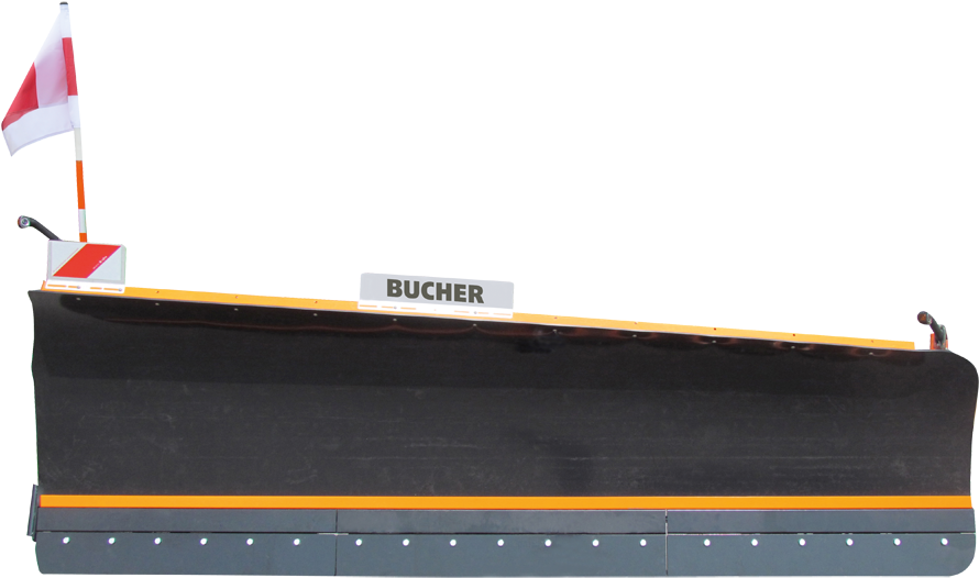 A Series Side Snow Ploughs With Polyethylene Hight - Bucher Municipal Ag (1000x622), Png Download
