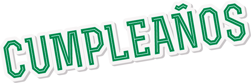 Feliz Cumpleaños - - Feliz Cumpleaños Png Verde (846x282), Png Download