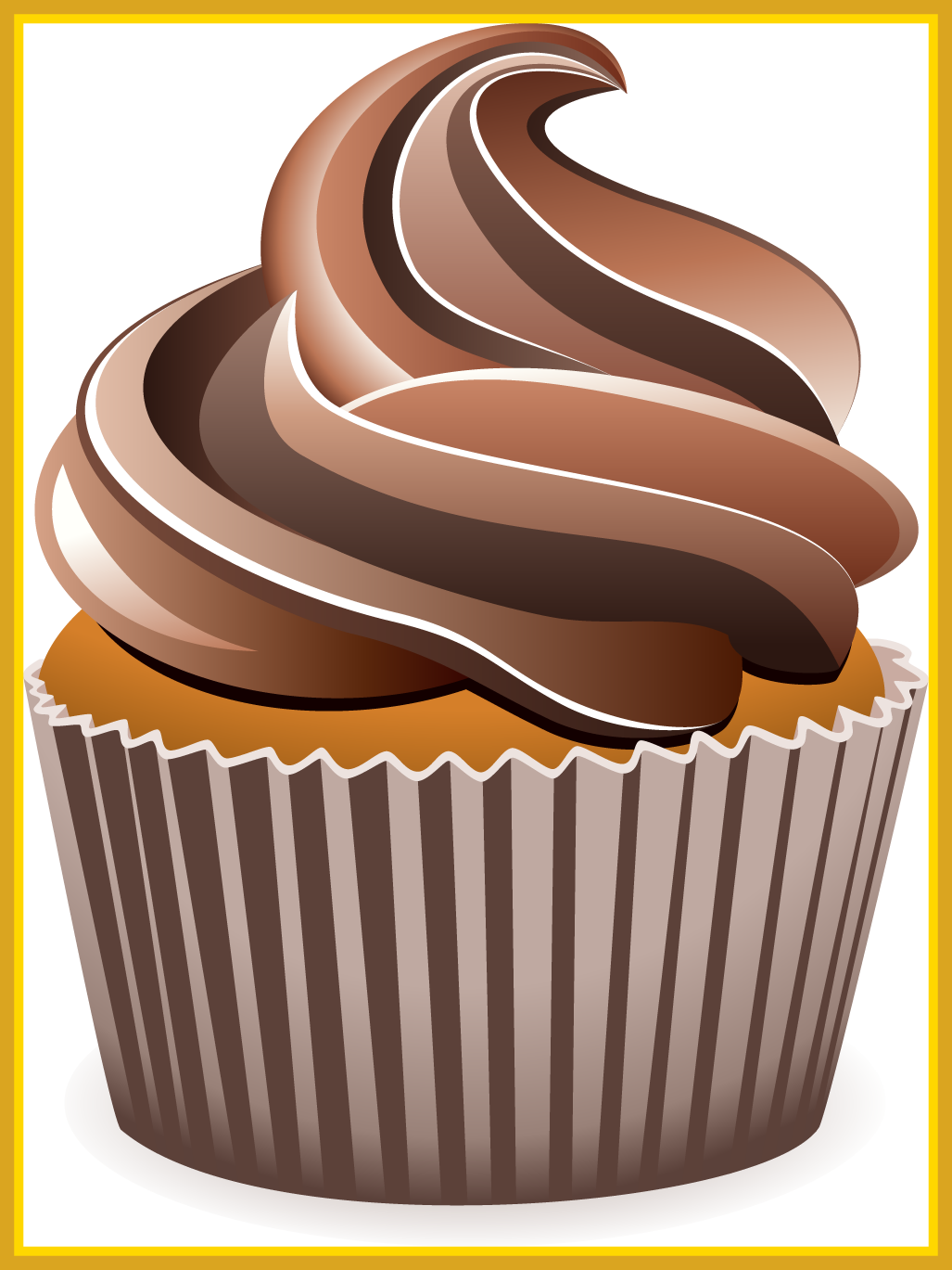 Best Labels De Cumpleanos Png Buscar Con - Transparent Background Cupcake Clipart (1027x1369), Png Download