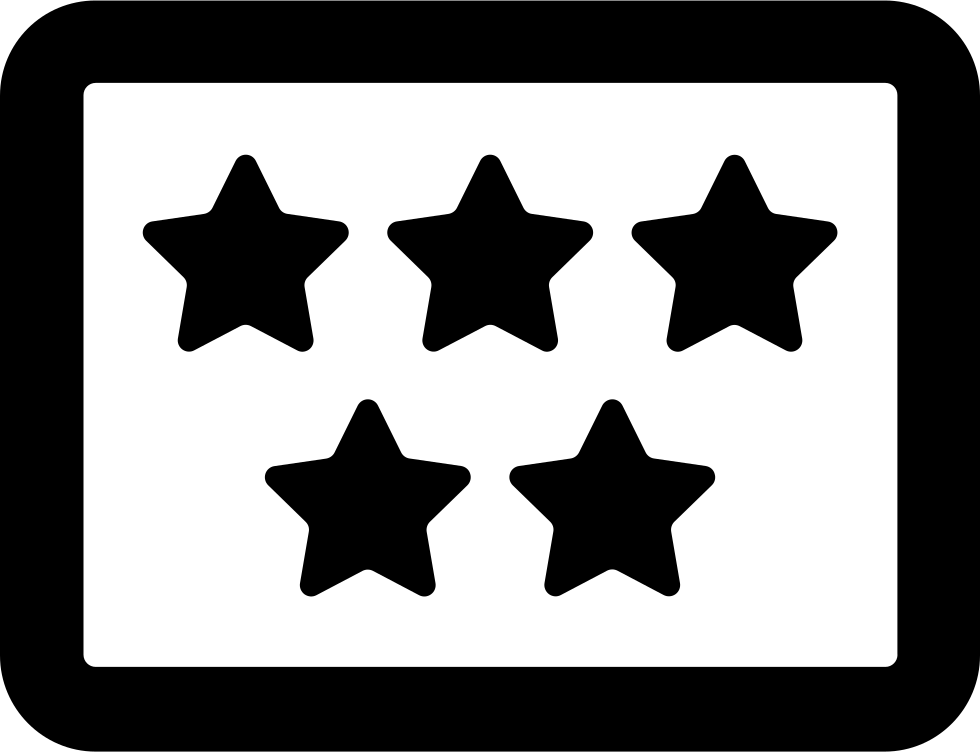 Hotel Five Stars Sign Comments - Cleanliness Award (980x752), Png Download