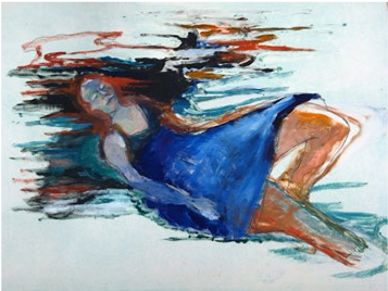 Peace Of Mind By Ellen Orseck - Painting (461x267), Png Download