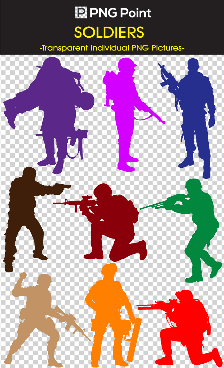 Silhouette Images, Icons And Clip Arts Of Military - Faith To Move The Mountain Of The Heart [book] (731x1202), Png Download