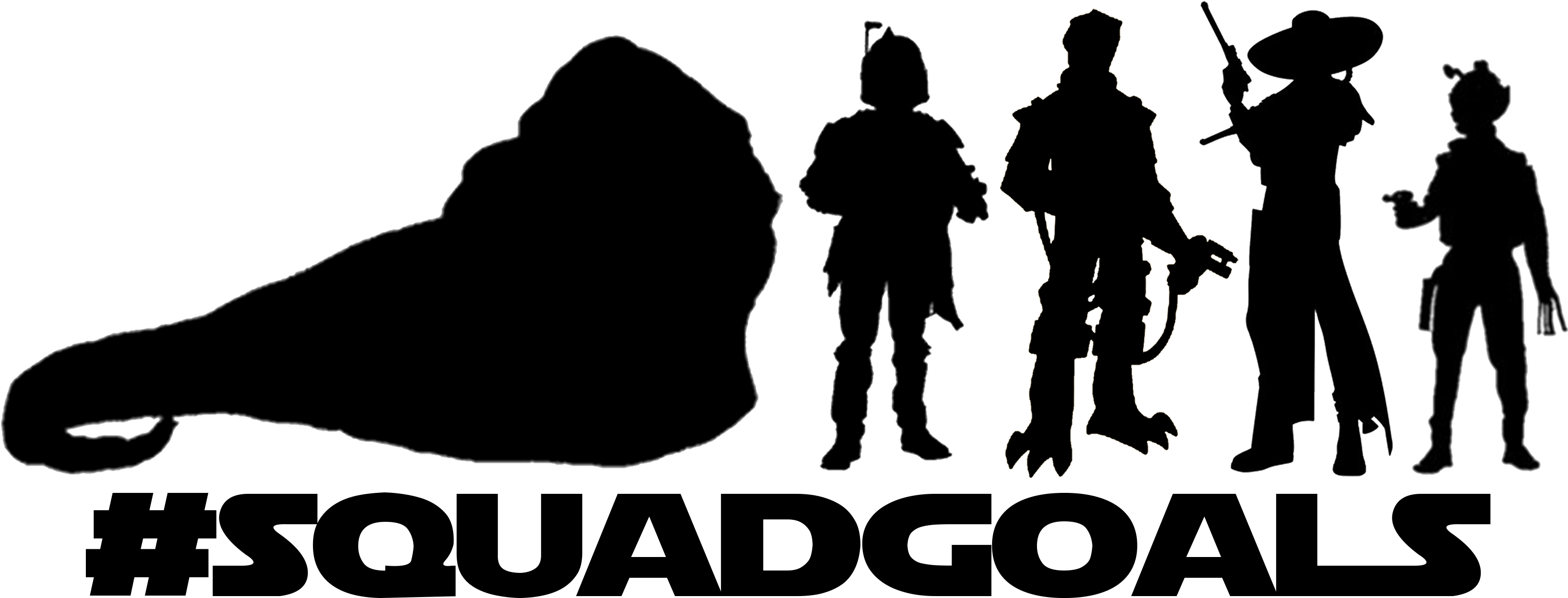 Bounty Hunters - Silhouette (3300x2100), Png Download