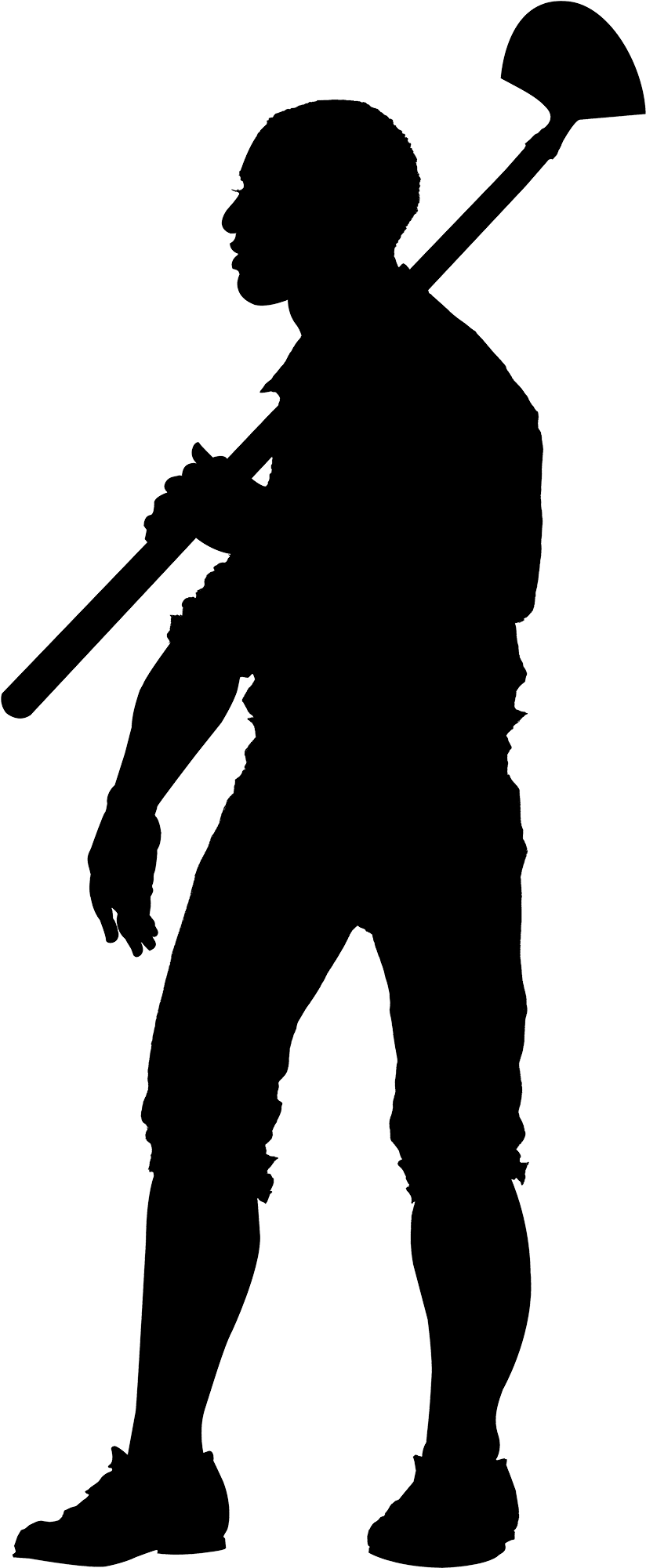 Davy Gray - Standing Farmer Silhouette Png (1330x2000), Png Download