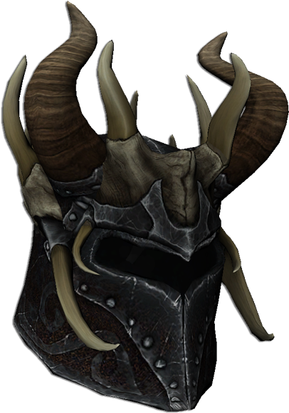 Skull And Spartan Helmets, Bone Shield And More - Skyrim Helmets (418x600), Png Download
