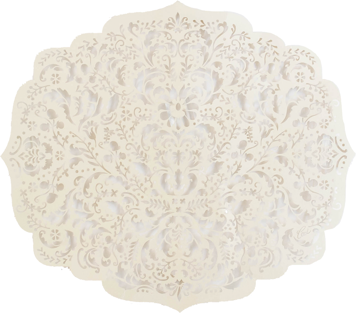Damask - Crochet (1200x1200), Png Download