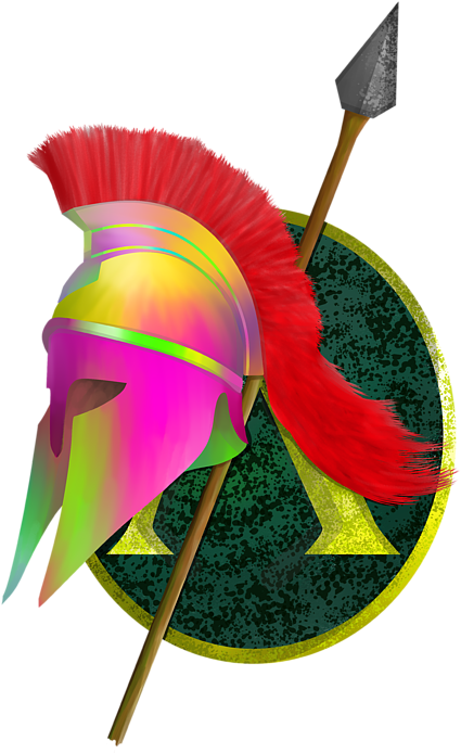 Click And Drag To Re-position The Image, If Desired - Spartanische Waffen Baby Spucktuch (448x700), Png Download