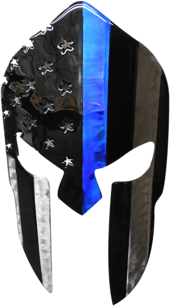 Molten Metal Sign - Thin Blue Line (620x620), Png Download