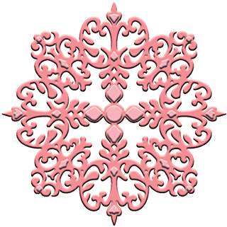 Gilded Doily - Little Darlings Dies Gilded Doily (400x336), Png Download
