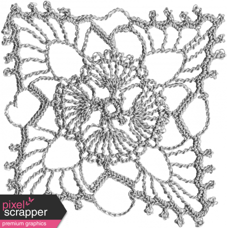 Doily Template - Digital Scrapbooking (456x456), Png Download