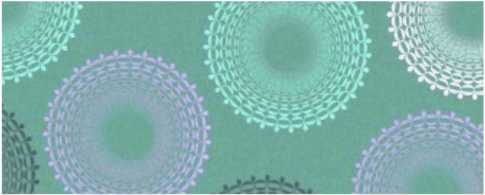 Teal Sea Foam Green Lace Doily White Mug Video - Circle (500x500), Png Download
