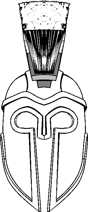 Roman Helmet Drawing » Kortnee Kate Photography - Spartan Helmet Outlines (350x728), Png Download