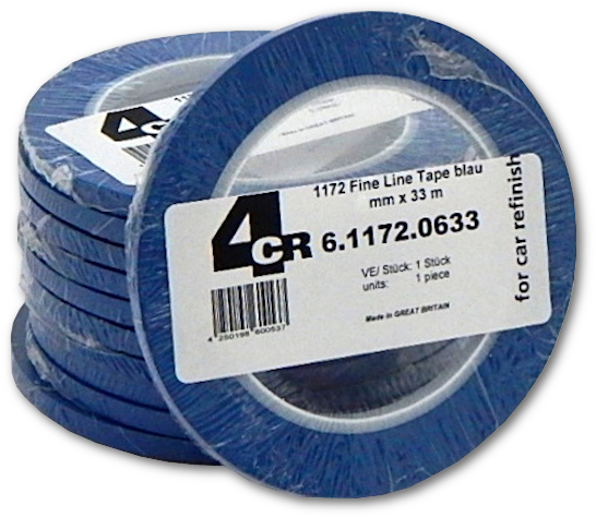 Image Of Fine Line Tape 3mm And 6 Mm - Label (600x600), Png Download