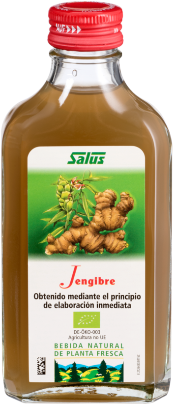 Salus Ginger Juice 200ml. Schoenenberger (1000x1001), Png Download